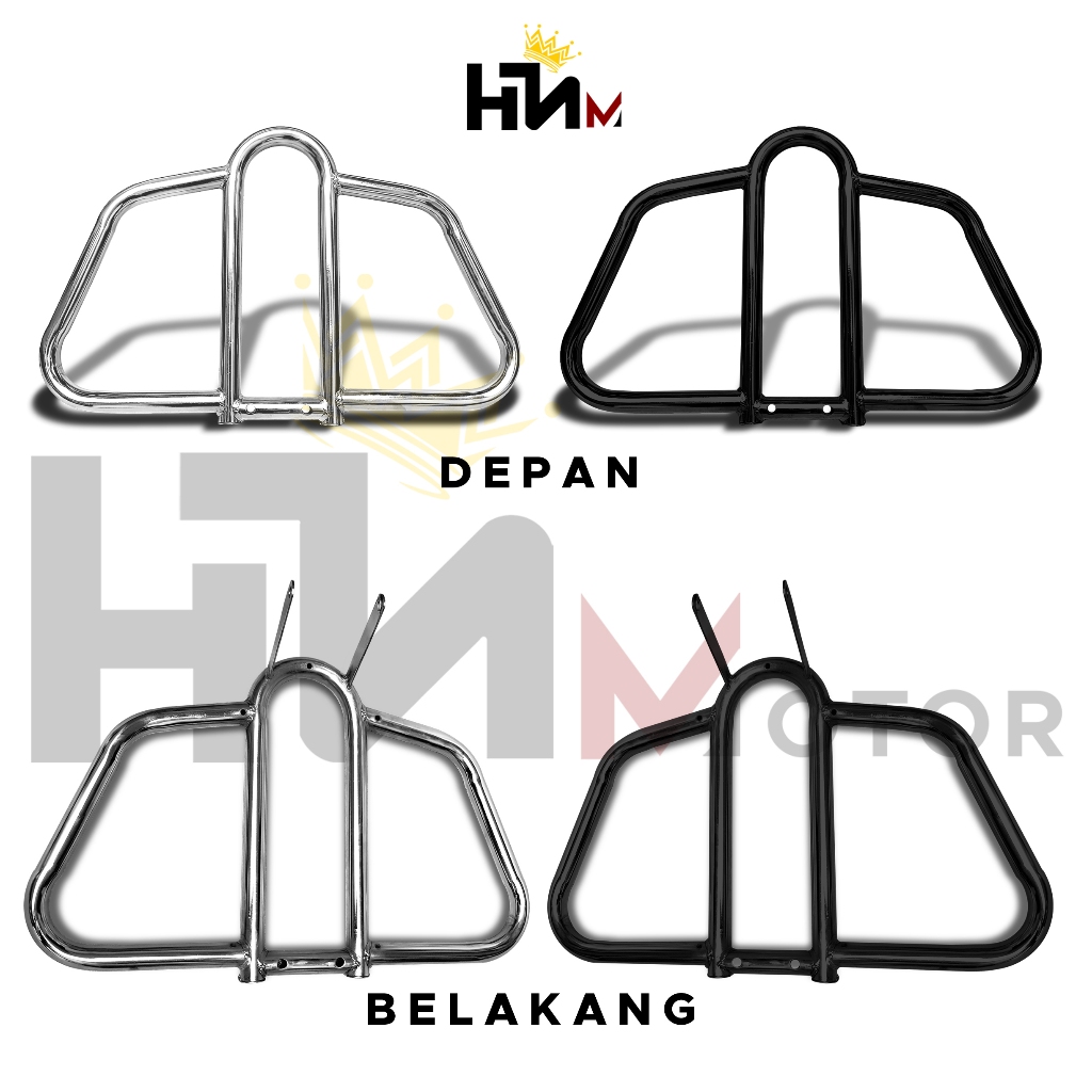 MESIN Engine GUARD BUTTERFLY รุ่น FRONT ENGINE PROTECTOR สําหรับ HONDA TIGER, CB, GL, GL PRO, MEGA M