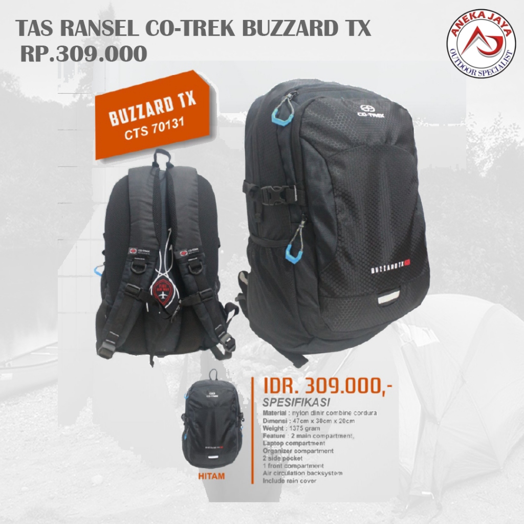 CO-TREK BUZZARD TX BACKPACK