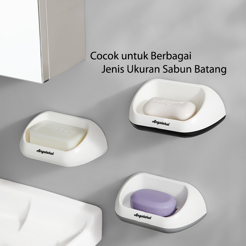 Angelohut T8001 ชั้นวางสบู่บาร์สไตล์มินิมอลพร้อมลิ้นชักเล็ก