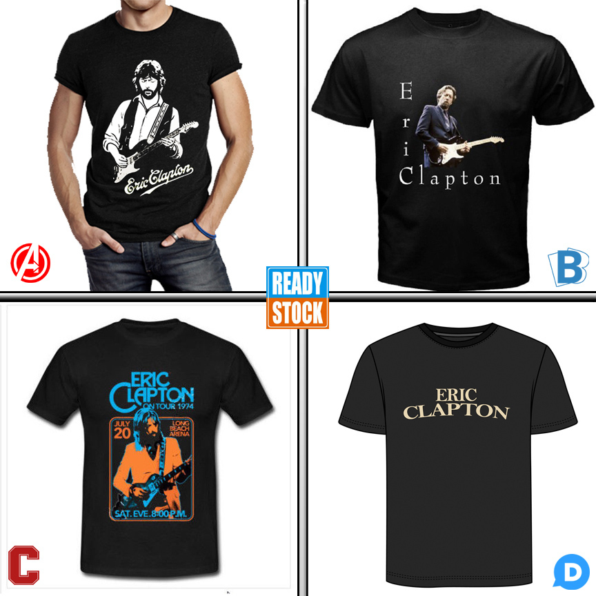 เสื้อยืด Eric Clapton Cotton 100%