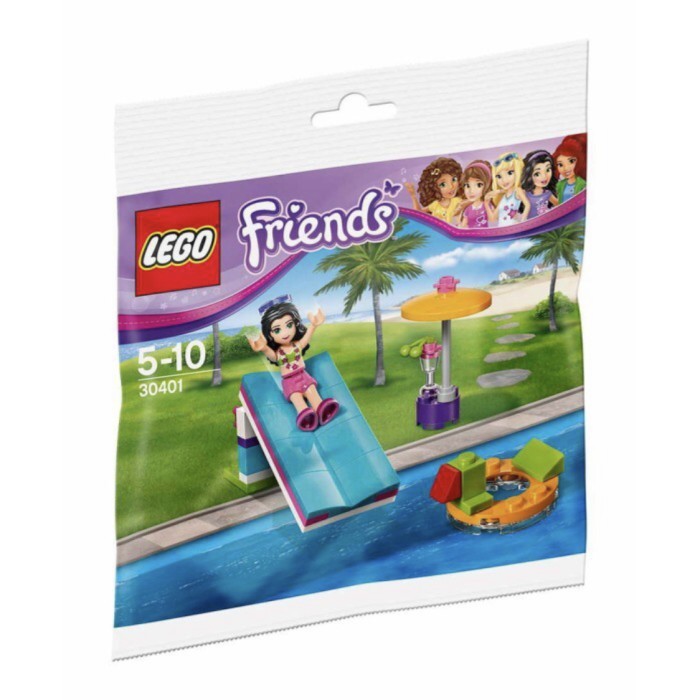 เลโก้ 30401 สไลด์โฟมสระว่ายน้ํา polybag FRIENDS