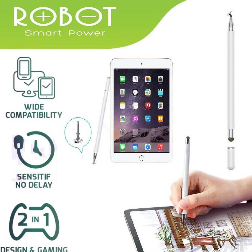 Kcc Robot RSP1 2in1 Universal Capacitive Stylus Pen สําหรับ Android iPad Tab