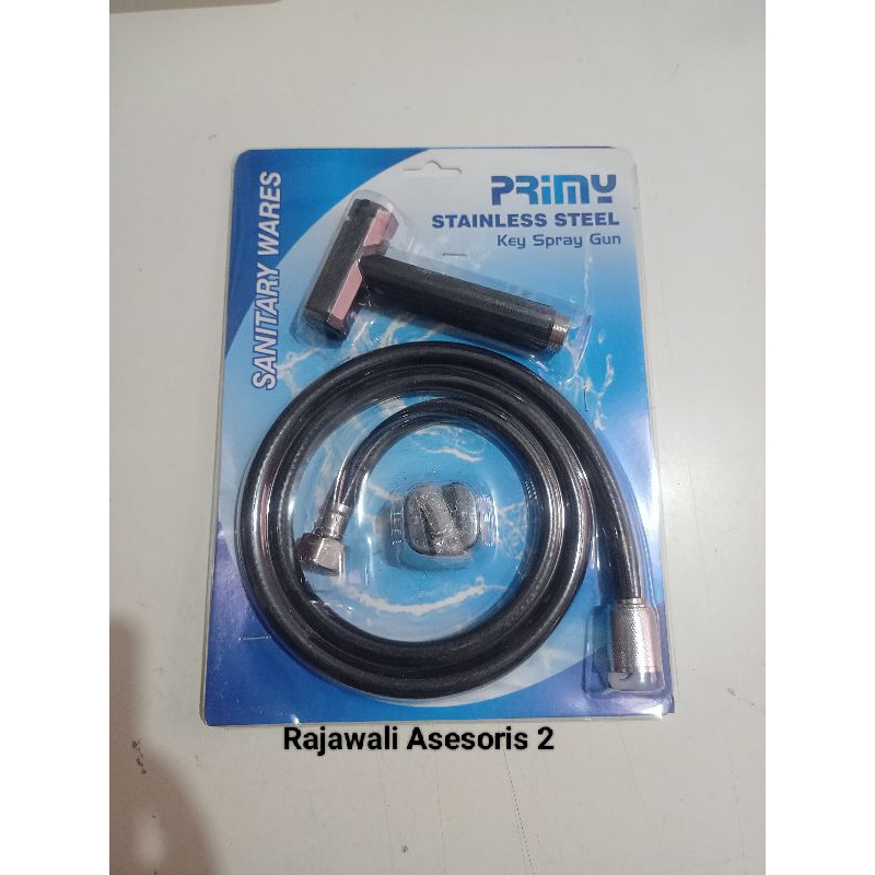 Jet Shower 1 ชุดหัวล้างห้องน้ํา WC Bidet Washing PVC BLACK / BLACK