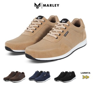 Marley Austin 03 - Marley Sepatu Sneakers Pria Casual Sporty Joging Bahan Suede