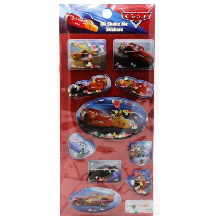 สติ๊กเกอร์ Disney Cars 3D Shake Me