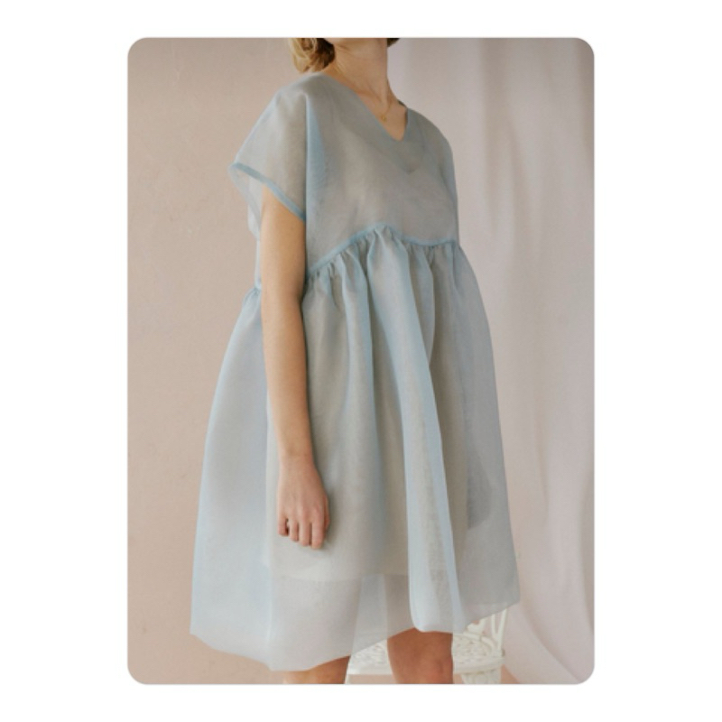 Chanda Dress Organza ด้านนอกโปร่งใส