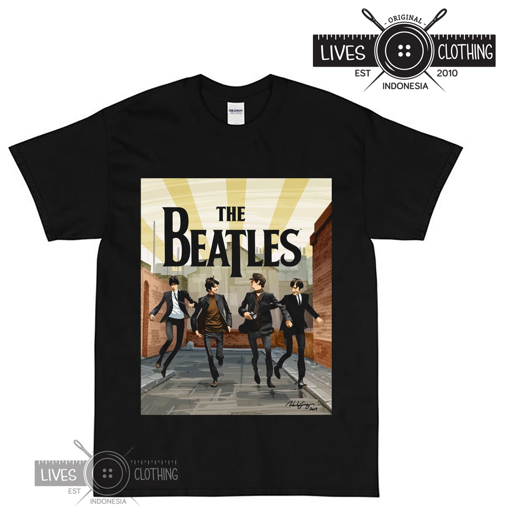 เสื้อยืดวงดนตรีระดับพรีเมียม THE BEATLES POSTER ARTWORK / JOHN LENNON