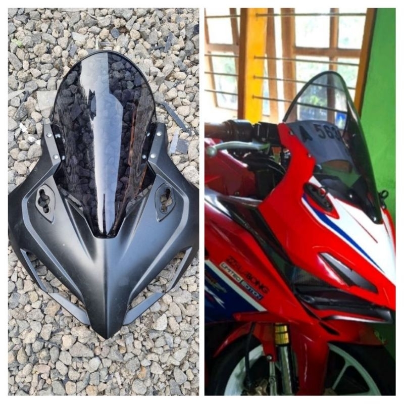 WINDSHIELD CBR 150R VISOR CBR 150R K45R LATEST รุ่น FULL HIGH JENONG,2021,2023