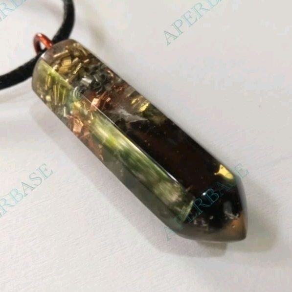 ORGONITE BLACK TOURMALINE PENDULUM