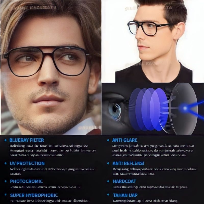 ฟรีกล่อง LAP moscot bjorn แว่นตา ของแท้ | Moscot BJORN USA กระเป๋าใส่แว่นตา + เลนส์โฟโตโครมิก | เลนส์โฟโตโครมิก | เลนส์บลูเรย์ | แว่นตา Bluecrmic