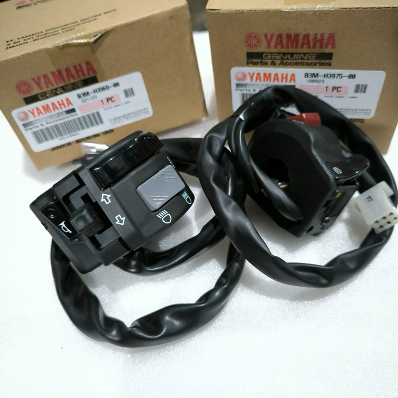 Original WR 155 WR155 RIGHT ซ้าย STOP สวิตช์ไฟ YGP B3M-H3975-00 B3M-H3969-00