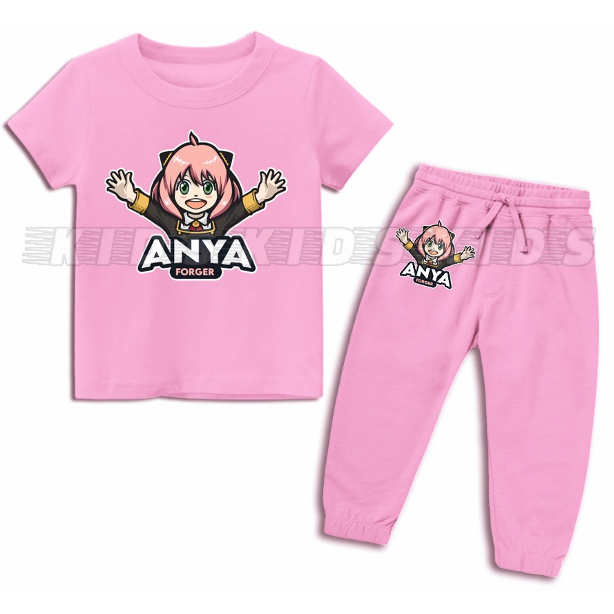 ANYA SPY X FAMILY KIDS เสื้อยืดและชุด JOGGER ANYA SPY X FAMILY BOYS AND GIRLS เสื้อผ้า