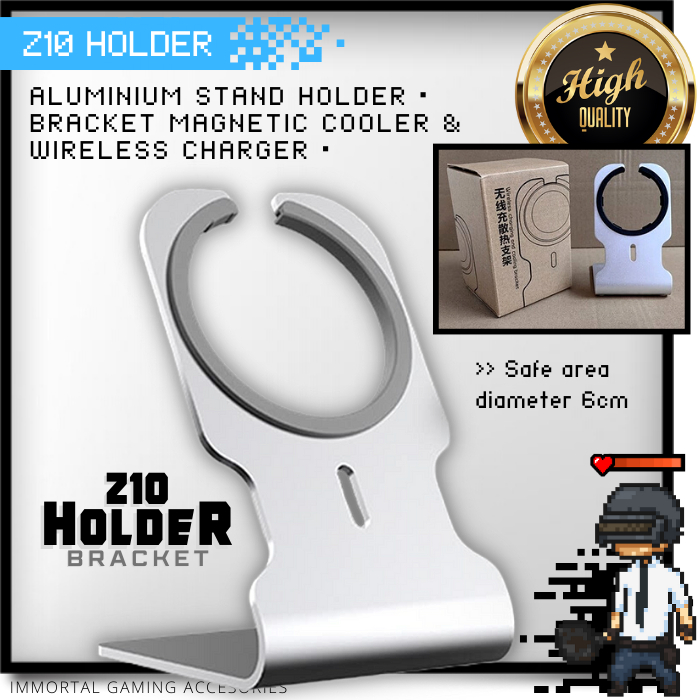 [IM] Z10 ผู้ถืออลูมิเนียมสําหรับโทรศัพท์ HP ใช้ Cooler n MagSafe Wireless Charger Funcooler X13 X18 