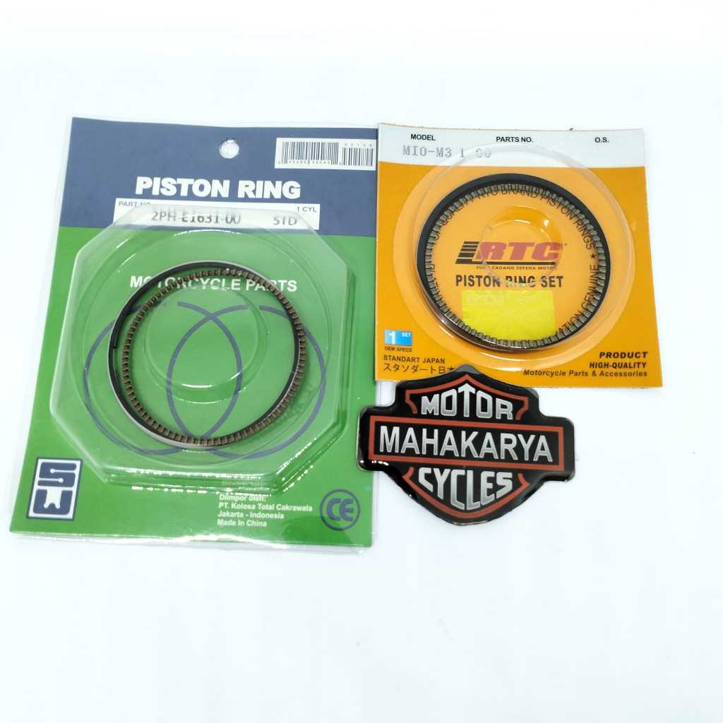PISTON RING MIO M3 SEHER RING MIO Z MIO S S SOUL GT 125 OVERSIZE STANDARD 25 50 75 100