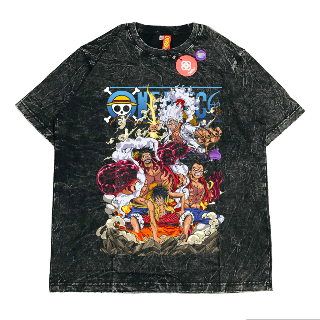 OSSU TSHIRT ONE PIECE MONKEY D LUFFY 5 เกียร์