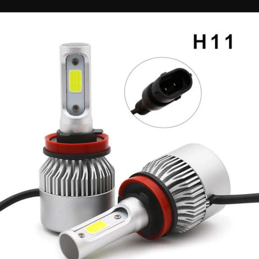H11 หลอดไฟ LED สีขาวพิเศษ Livina Avega Ayla Sigra H11
