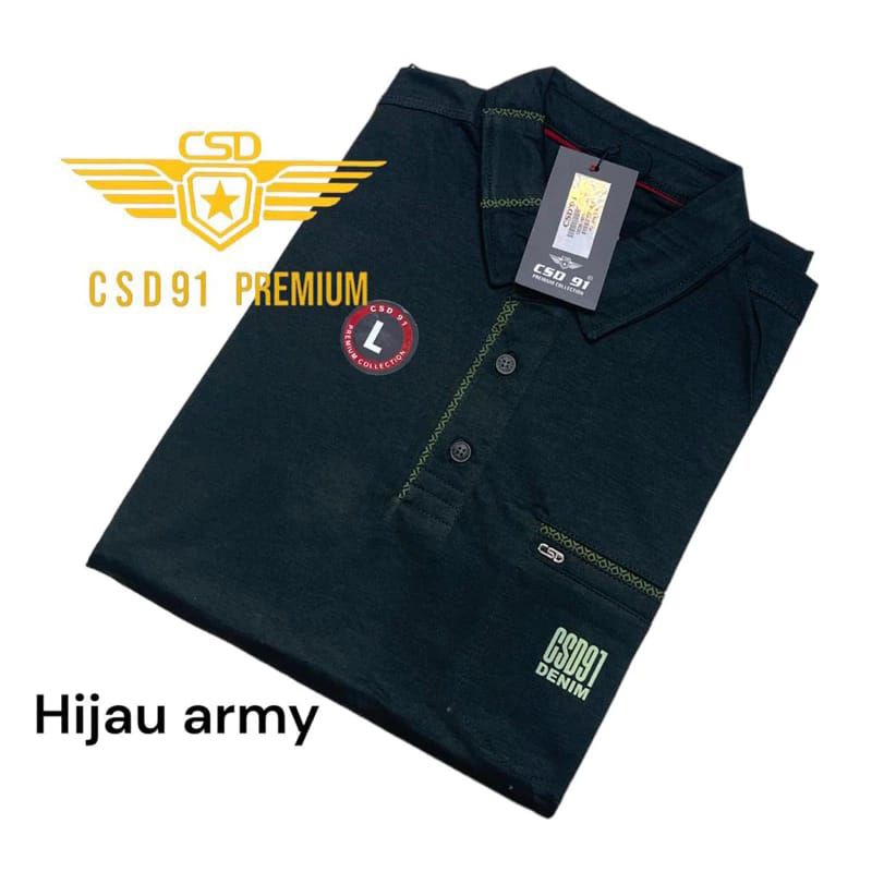 CSD 91 distro ปลอกคอแฟชั่น | ปลอกคอแฟชั่นดั้งเดิม ซีเอสดี 91 | เสื้อยืดคอปกชาย | คอปกกระเป๋าชาย