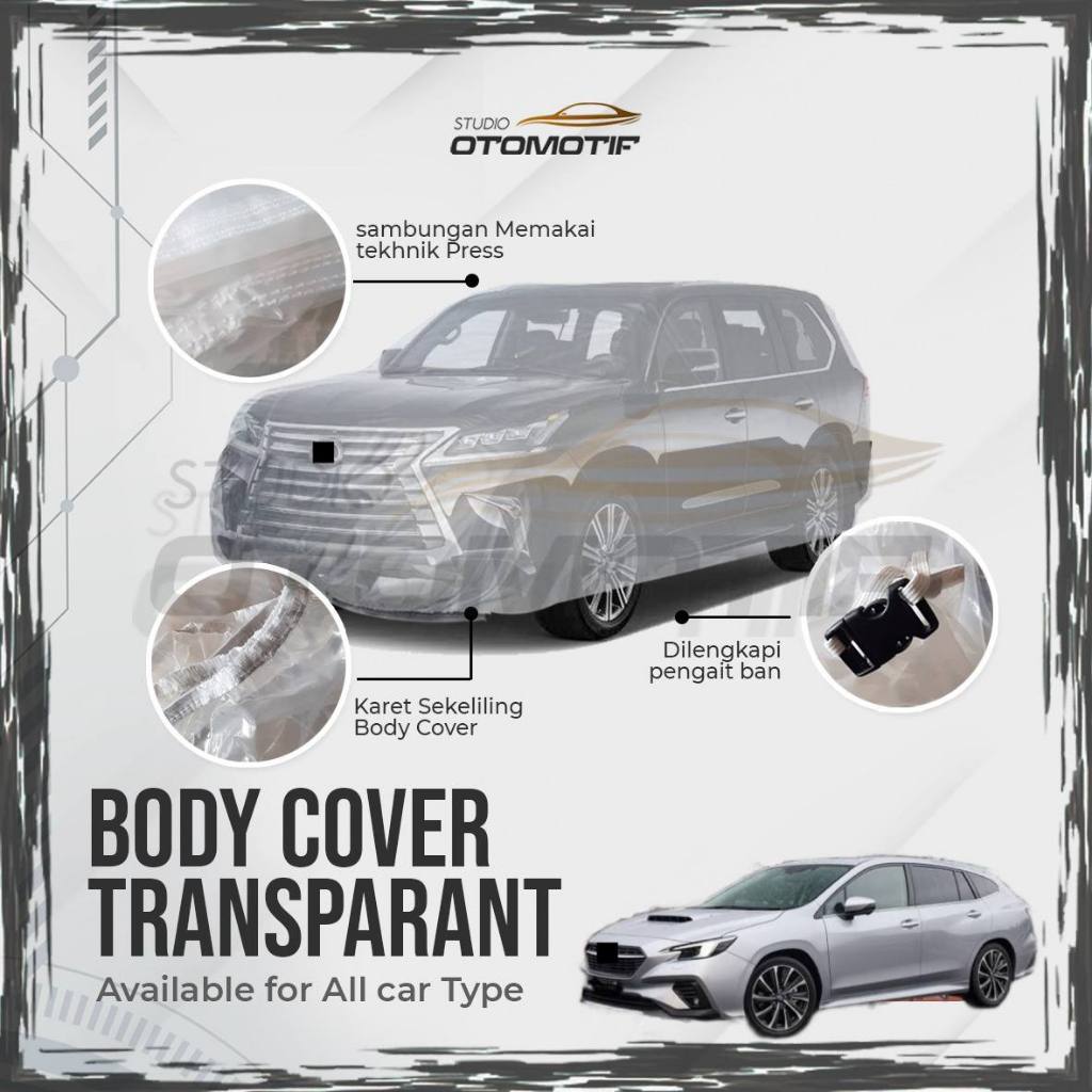 SUBARU WRX WAGON 2023 Body Cover พรีเมี่ยมโปร่งใส 0.8 ไมครอน