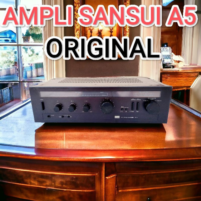 แอมป์ SANSUI A5 - AMPLIFIER SANSUI A5 - พาวเวอร์แอมป์ SANSUI A5
