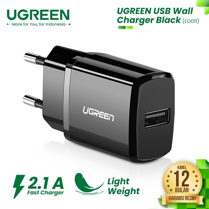 UGREEN USB Wall Charger 50459 สีดํา