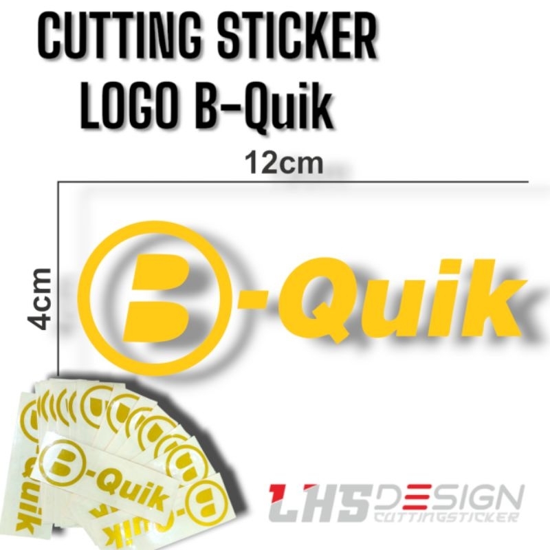 B-QUIK สติ๊กเกอร์ตัดโลโก้รถยนต์