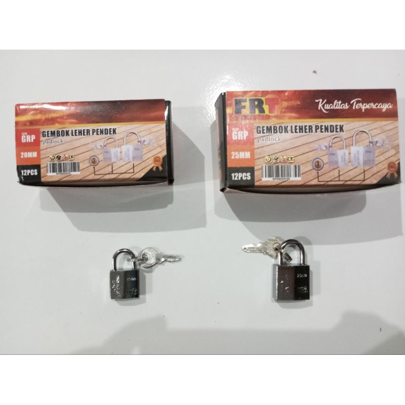 กุญแจคอสั้น 1 โหล / 20MM & 25MM / GRP / FRT