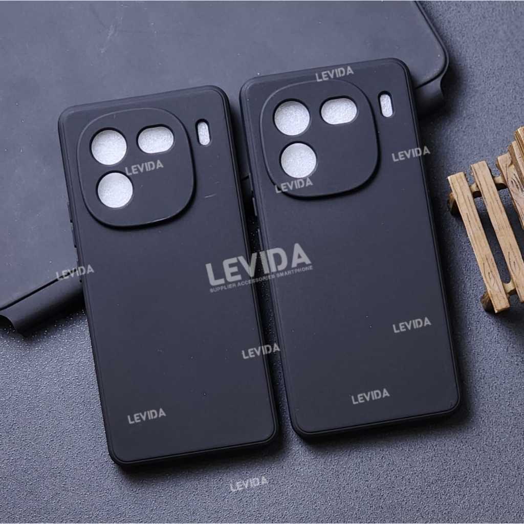 Iqoo 12 5g Softcase Macaron Square Black / Case Square Black Edge Case Iqoo 12 5g