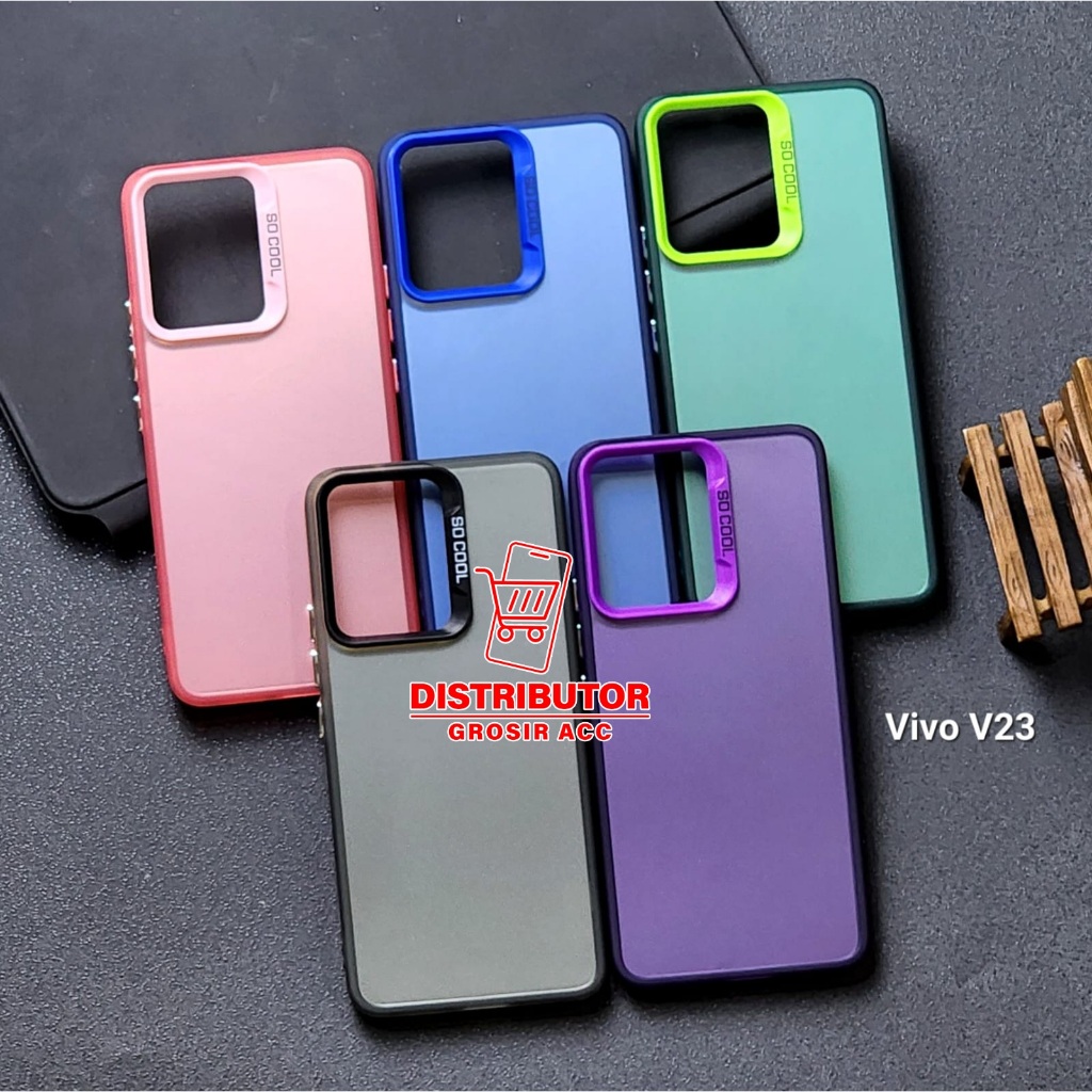 VIVO V23 5G CASE IMD HYBRID PLATE HOLOGRAM CASE SOCOOL VIVO V23 5G