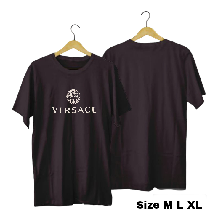 เสื้อยืด ผ้าฝ้าย พรีเมี่ยม พิมพ์ลาย KATUN Versace