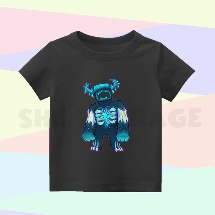 WARDEN MINECRAFT CHILDRENS CLOTHES / UNISEX WARDEN CHILDRENS TOPS