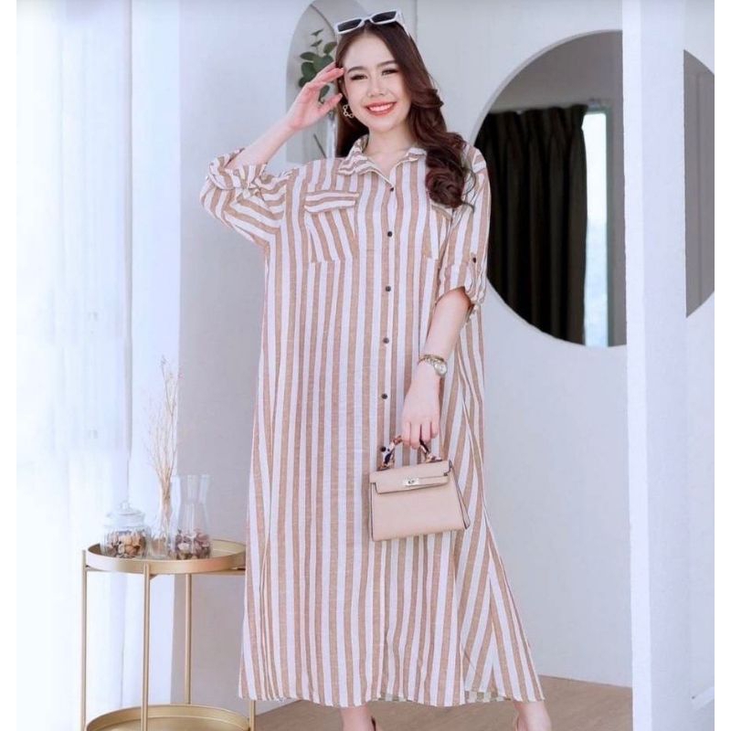 •SECLAIRE• 026 DD DRESS SALUR CASUAL LONGLONG oloo