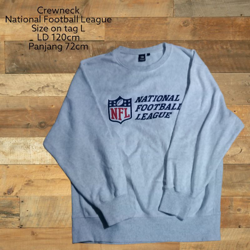 Crewneck NFL APPAREL TEAM X GU โลโก้ใหญ่