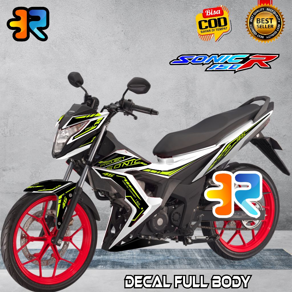 ล่าสุด Honda Sonic Decal Full Body Sticker Design Variation Project VR46