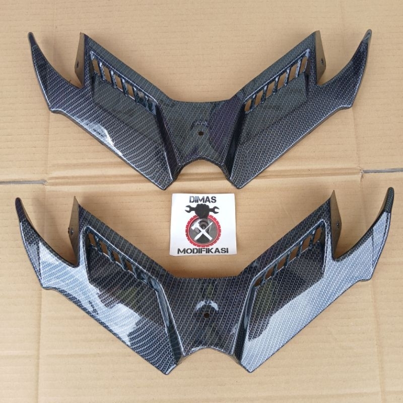 Winglet Ninja 250 Fi Carbon Winglet CBR 150R K45R Winglet CBR 250RR Winglet Ninja RR ใหม่ Winglet R1