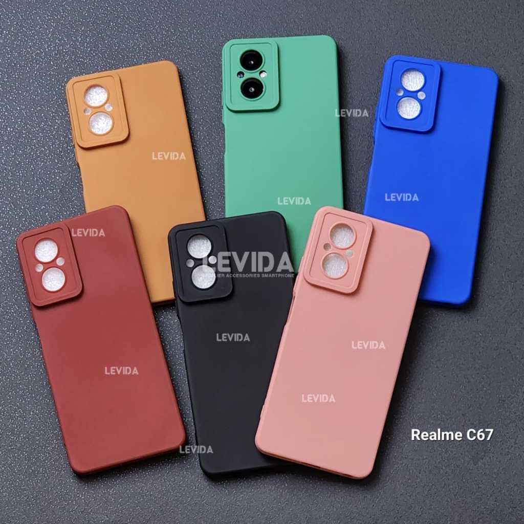 Realme C67 case Pro Camera Macaron Color Case Realme C67