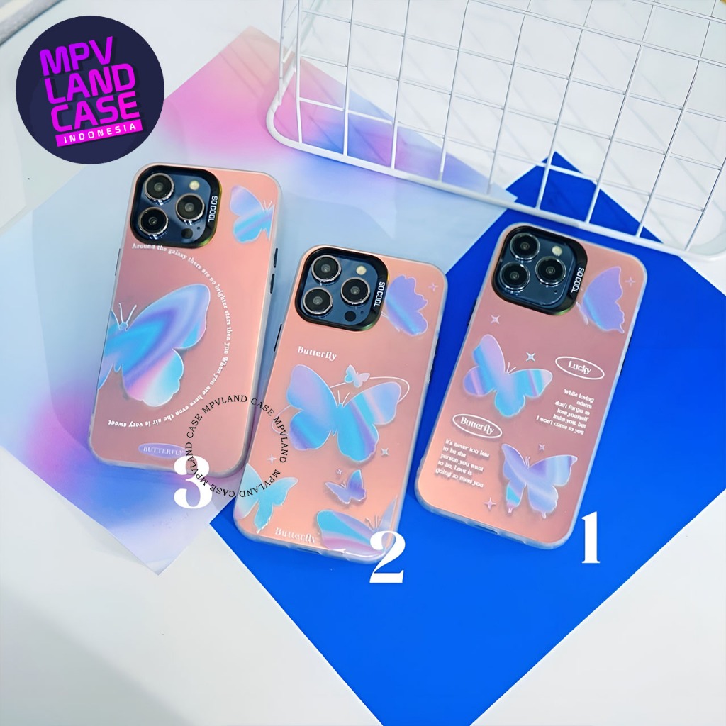 [CAMV-01] Softcase Aurora Motif สําหรับ Vivo Y03 Y100 Y17s Y27 4G Y27 5G Y27s Y36 4G Y36 5G Y15s Y22