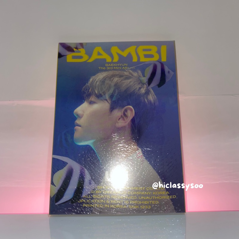 อัลบั้มปิดผนึก EXO Baekhyun Bambi