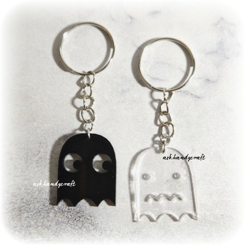 GANTUNGAN [GC001] ASB - พวงกุญแจ Ghost Premium 1 ชิ้น