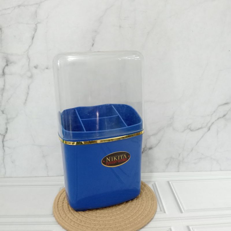 NIKITA SPOON HOLDER / 4-COMPANIMENT SPOON HOLDER พร้อมทรานซิสเตอร์ LID