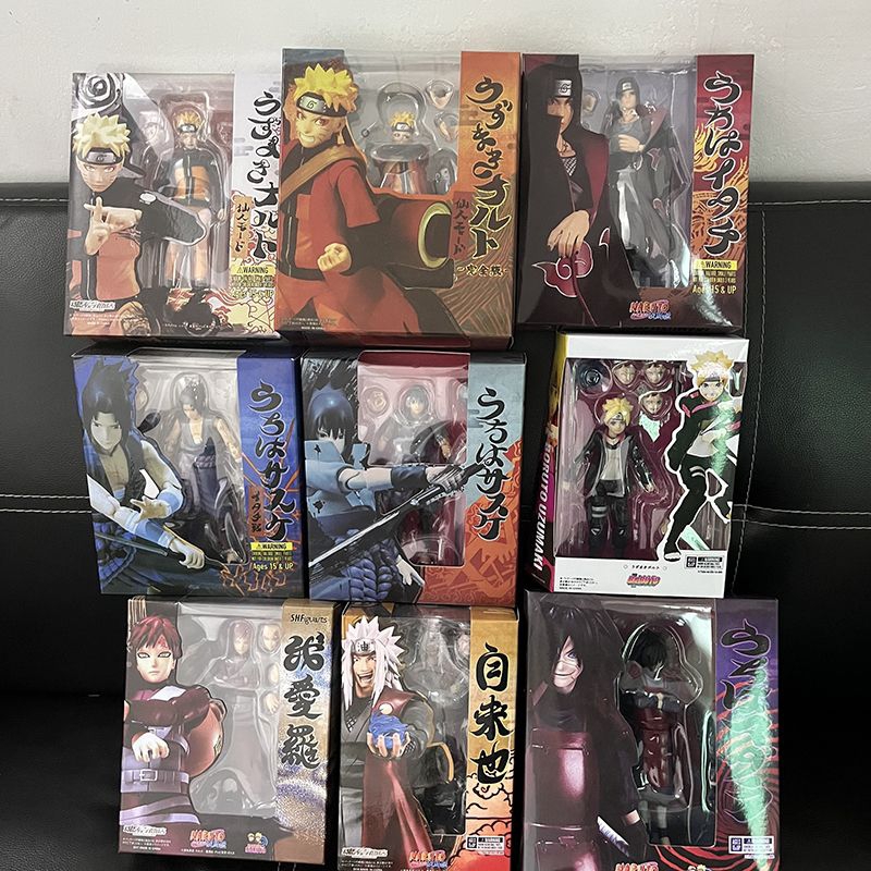 Shf Naruto Action figure sasuke boruto madara minato Kashi Gaara