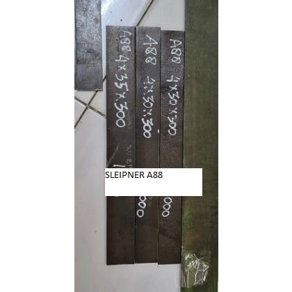 ASSAB STEEL A88 SLEUJNER 4 x 30 x 300 มม. จานเหล็ก A88 AiSi SLEURNER จานเหล็ก A88