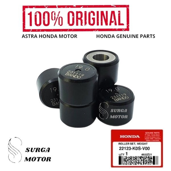 ชุดลูกกลิ้งลูกกลิ้งน้ําหนัก Loler มอเตอร์ม้วน Honda PCX 160 PCX160 K1Z Vario160 K2S 2021 2022 ของแท้