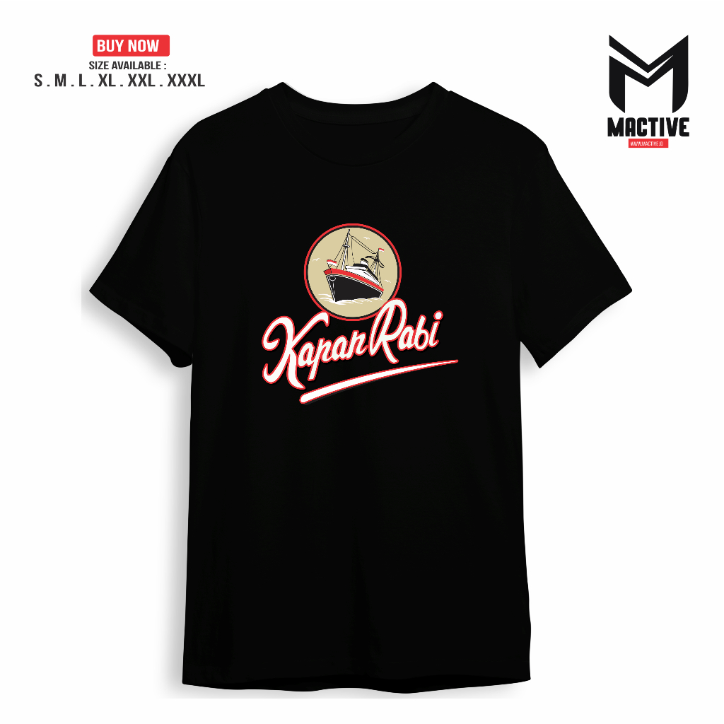 Kaos KAPAN RABI KAOS KAPAN NIKAH KAOS ผู้หญิงแขนสั้นผ้าฝ้ายผสม 30 S DISTRO - MACTIVE