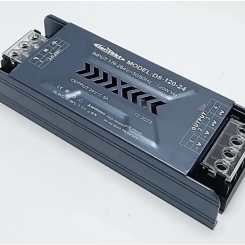 Slim Mesh Power Supply 24V 5A 120W / Travo 24V 5A 120W Henseki