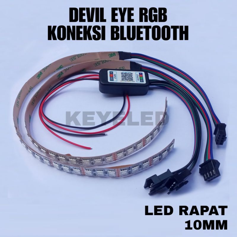 Keyeled DEMON RGB LED LIGHT / DEVIL RGB MEETING BLUETOOTH LED CONECTION