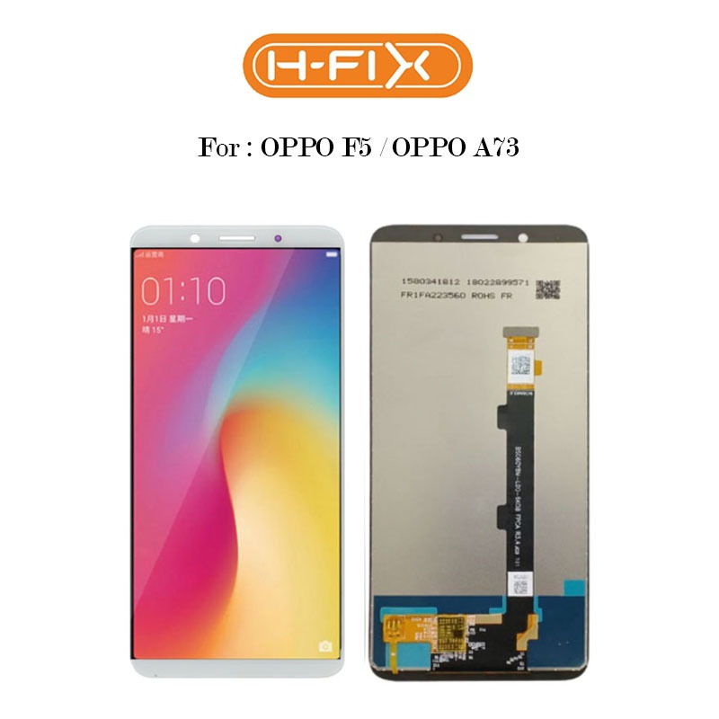 Hfix - หน้าจอสัมผัส LCD สีขาว สําหรับ OPPO F5 OPPO F5 PLUS OPPO F5 YOUTH A73