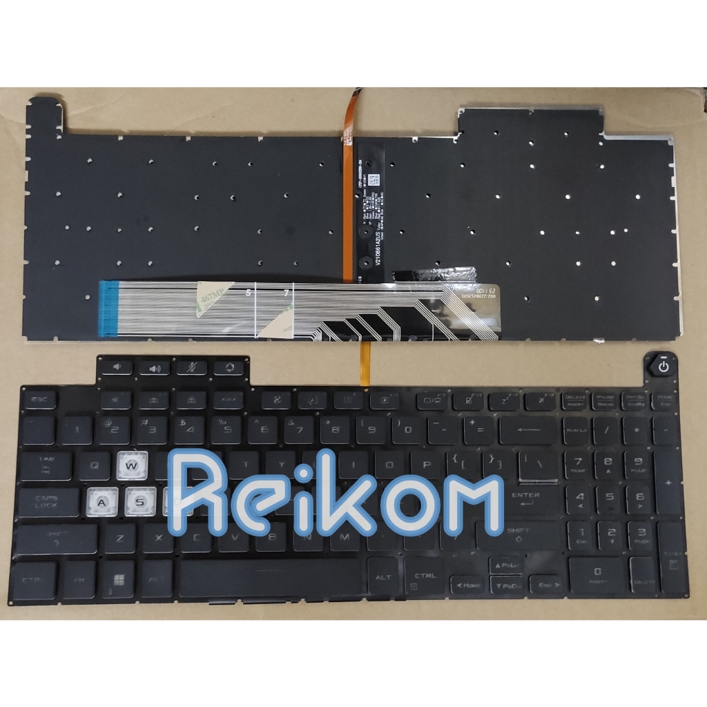 Asus TUF คีย์บอร์ดเกม F15 FA507 FA507re FX507zc FX507ze TUF Dash F15 FX517 FX517z FX517zc FX517ze FX