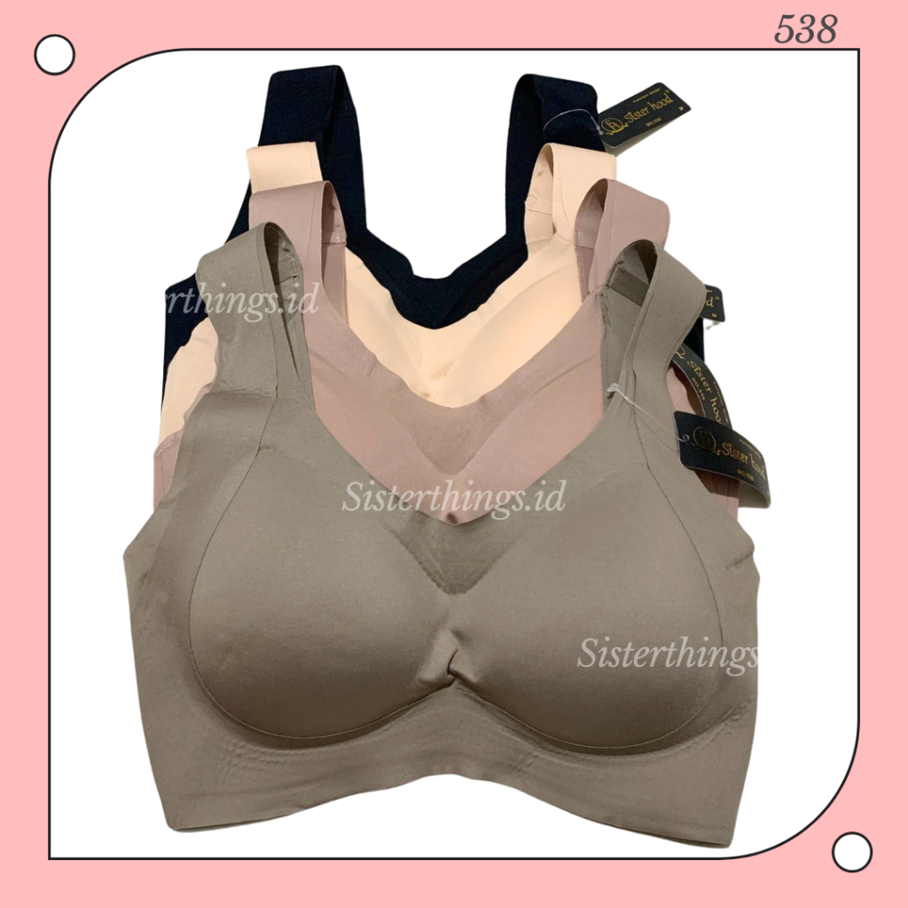 Sisterhood 538 SEAMLESS BRA โฟมบางไม่มีลวด