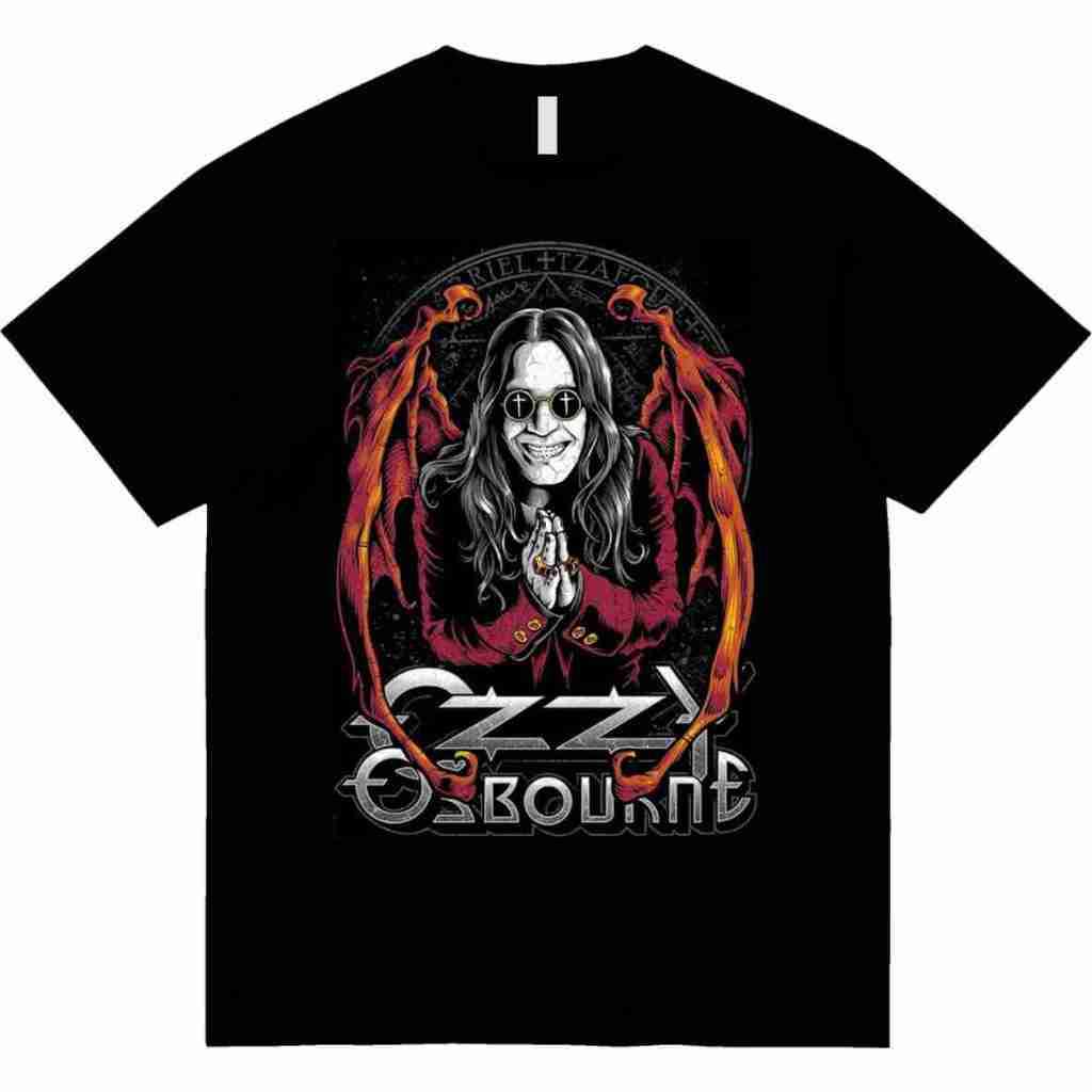 เสื้อยืดเพลงพรีเมี่ยม เสื้อยืดวง OZZY OSBORNE