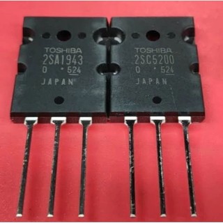 transistor toshiba asli 2SA1943/2SC5200 lot 524 ORI